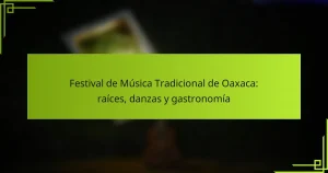 Festival de Música Tradicional de Oaxaca: raíces, danzas y gastronomía