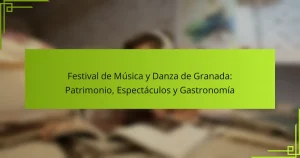 Festival de Música y Danza de Granada: Patrimonio, Espectáculos y Gastronomía